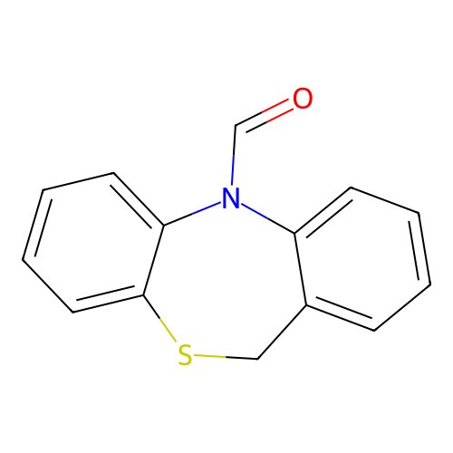 6H-benzo[c][1,5]benzothiazepine-11-carbaldehyde structure