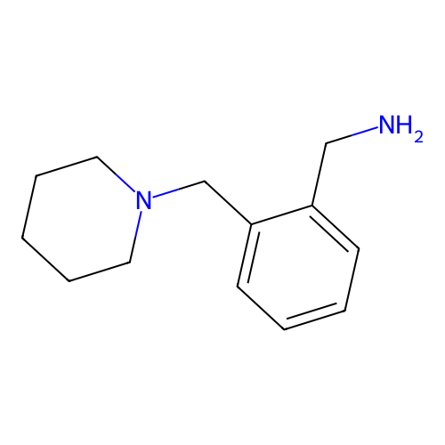 2-Piperidin-1-ylmethyl-benzylamine structure