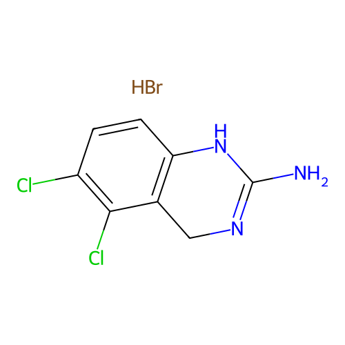 2-Amino-5,6-dichloro-3,4-dihydroquinazoline Hydrobromide structure