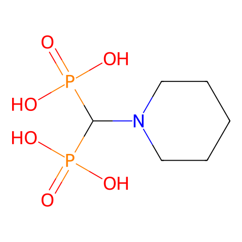 1-(Bis-phosphono-methyl)-piperidinium structure