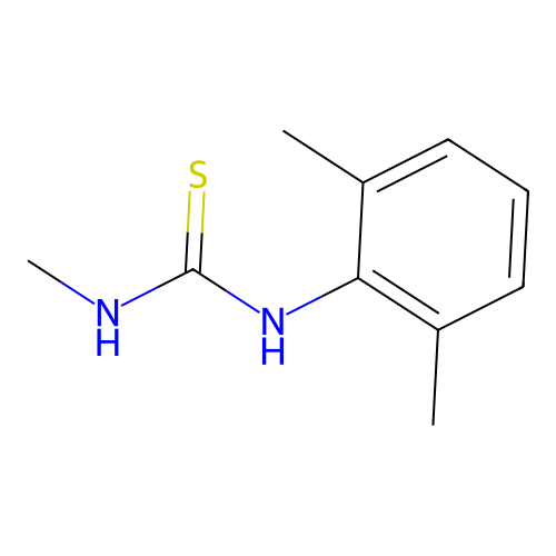 1-(2,6-Dimethylphenyl)-3-methylthiourea structure