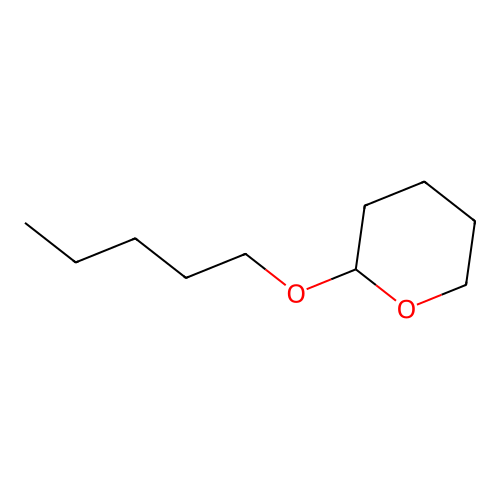 2-Pentoxy-tetrahydropyran structure