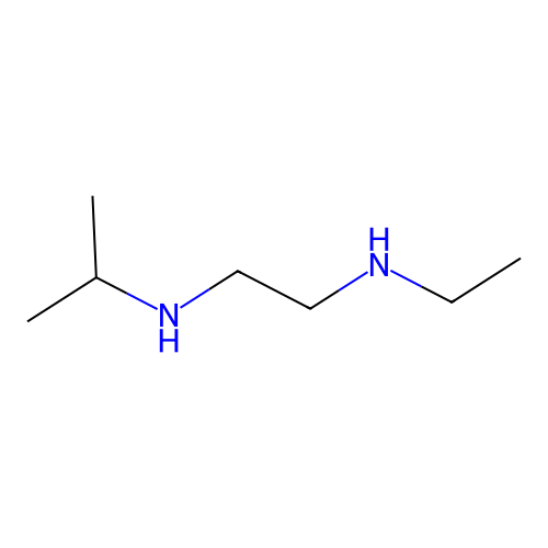 N-ethyl-N'-isopropylethylenediamine structure
