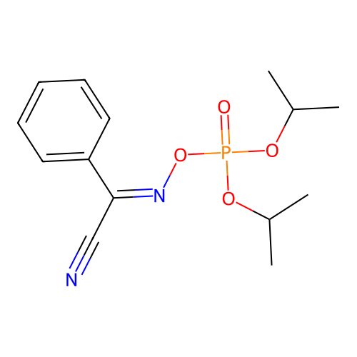Phoxim O,O-diisopropyl phosphate structure