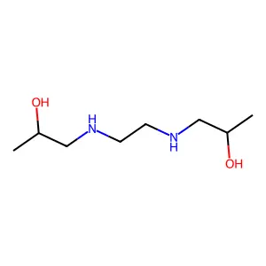 2-Propanol, 1,1'-(1,2-ethanediyldiimino)bis- structure