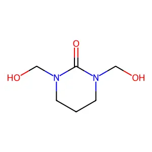 2(1H)-Pyrimidinone, tetrahydro-1,3-bis(hydroxymethyl)- structure