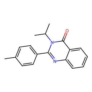 2-(4-Methylphenyl)-3-propan-2-ylquinazolin-4-one structure