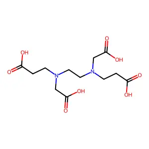 3-[2-[Bis(carboxymethyl)amino]ethyl-(2-carboxyethyl)amino]propanoic acid structure