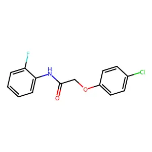 2-(4-氯苯氧基)-N-(2-氟苯基)乙酰胺 structure