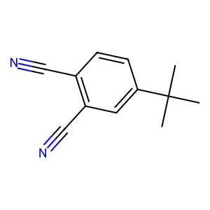 4-(1,1-Dimethylethyl)benzene-1,2-dicarbonitrile structure