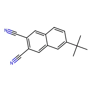 6-tert-Butyl-2,3-naphthalenedicarbonitrile structure