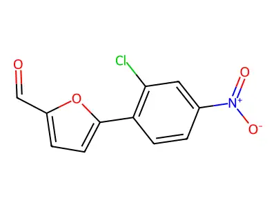 5-(2-Chloro-4-nitrophenyl)furan-2-carbaldehyde structure