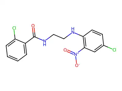 2-chloro-N-[2-(4-chloro-2-nitroanilino)ethyl]benzamide structure