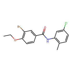 3-bromo-N-(5-chloro-2-methylphenyl)-4-ethoxybenzamide structure