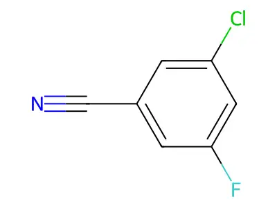 3-Chloro-5-fluorobenzonitrile structure
