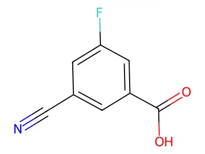 3-Cyano-5-fluorobenzoic acid structure