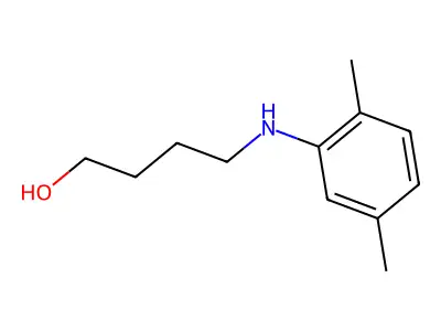 4-[(2,5-Dimethylphenyl)amino]butan-1-ol structure