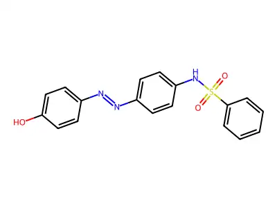 Benzenesulfonamide, N-[4-[2-(4-oxo-2,5-cyclohexadien-1-ylidene)hydrazinyl]phenyl]- structure