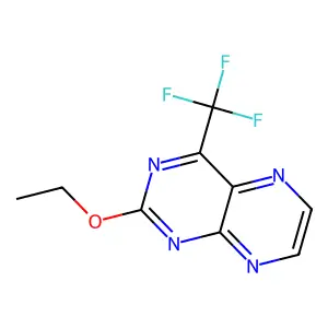 2-Ethoxy-4-(trifluoromethyl)pteridine structure