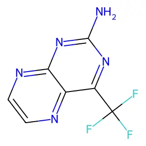 4-(三氟甲基)蝶啶-2-胺 structure