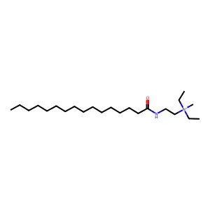 Diethyl-[2-(hexadecanoylamino)ethyl]-methyl-azanium structure