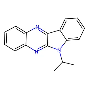 6-Isopropyl-6H-indolo[2,3-b]quinoxaline structure