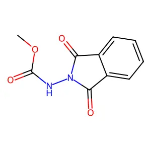 N-(1,3-二氧代异吲哚啉-2-基)氨基甲酸甲酯 structure