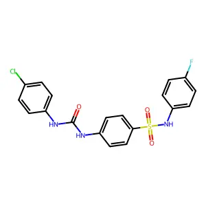 1-(4-Chlorophenyl)-3-[4-[(4-fluorophenyl)sulfamoyl]phenyl]urea structure