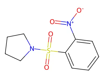 1-(2-Nitrophenylsulfonyl)pyrrolidine structure