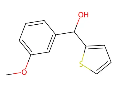 alpha-(3-Methoxyphenyl)-2-thiophenemethanol structure
