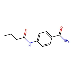 4-(Butanoylamino)benzamide structure