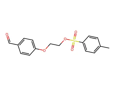 2-(4-Formylphenoxy)ethyl 4-methylbenzenesulfonate structure