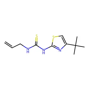 1-(4-Tert-butyl-1,3-thiazol-2-yl)-3-prop-2-enylthiourea structure