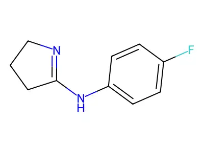 N-(4-fluorophenyl)-3,4-dihydro-2H-pyrrol-5-amine structure
