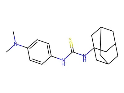 1-(Adamantan-1-yl)-3-(4-(dimethylamino)phenyl)thiourea structure