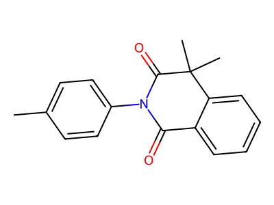 4,4-Dimethyl-2-(4-methylphenyl)isoquinoline-1,3-dione structure