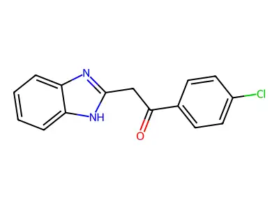 2-(1H-Benzoimidazol-2-yl)-1-(4-chloro-phenyl)-ethanone structure