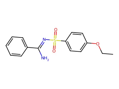 N'-((4-ethoxyphenyl)sulfonyl)benzimidamide structure