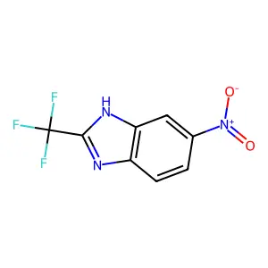 6-Nitro-2-(trifluoromethyl)-1H-benzimidazole structure