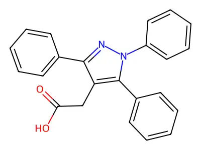 Trifezolac structure