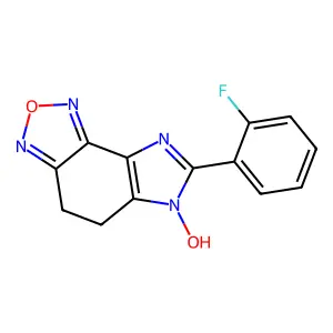 7-(2-Fluorophenyl)-6-hydroxy-4,5-dihydroimidazo[4,5-e][2,1,3]benzoxadiazole structure