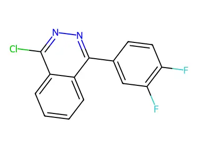 1-Chloro-4-(3,4-difluorophenyl)phthalazine structure