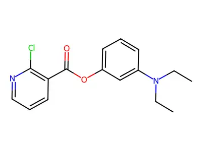 3-(Diethylamino)phenyl 2-chloropyridine-3-carboxylate structure
