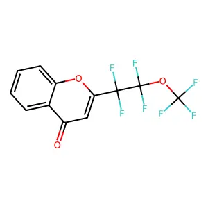 2-[1,1,2,2-Tetrafluoro-2-(trifluoromethoxy)ethyl]-4H-chromen-4-one structure