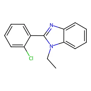 2-(2-Chlorophenyl)-1-ethyl-1H-benzo[d]imidazole structure