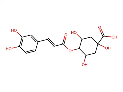 Cryptochlorogenic acid [M+H]+ structure