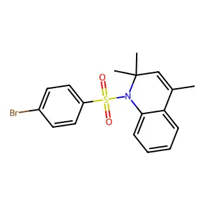 1-[(4-Bromophenyl)sulfonyl]-2,2,4-trimethyl-1,2-dihydroquinoline structure