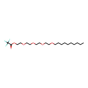 2-(2-(2-(2-decyloxy-ethoxy)-ethoxy)-ethoxy)-ethanol, TFA structure
