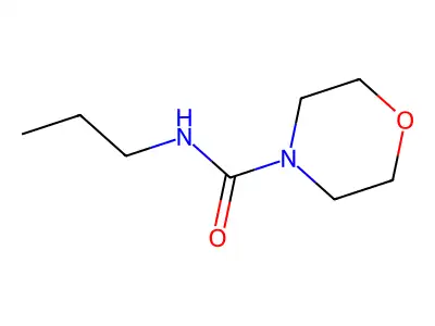 N-propylmorpholine-4-carboxamide structure