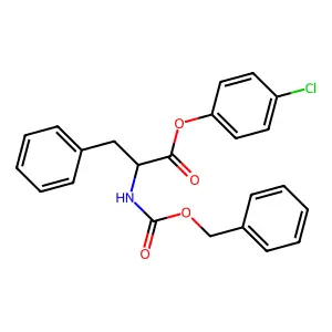 4-Chlorophenyl N-[(benzyloxy)carbonyl]phenylalaninate structure